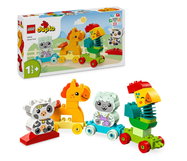 LEGO DUPLO 10412 Pociąg ze zwierzątkami - 1202284 - zdjęcie 2